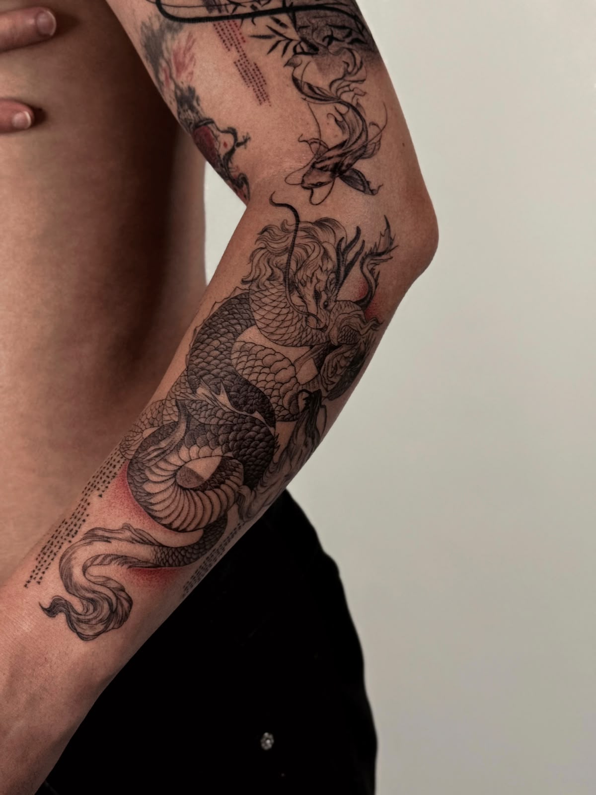 Oriental & Dragon dövme — Tunç Coşkun