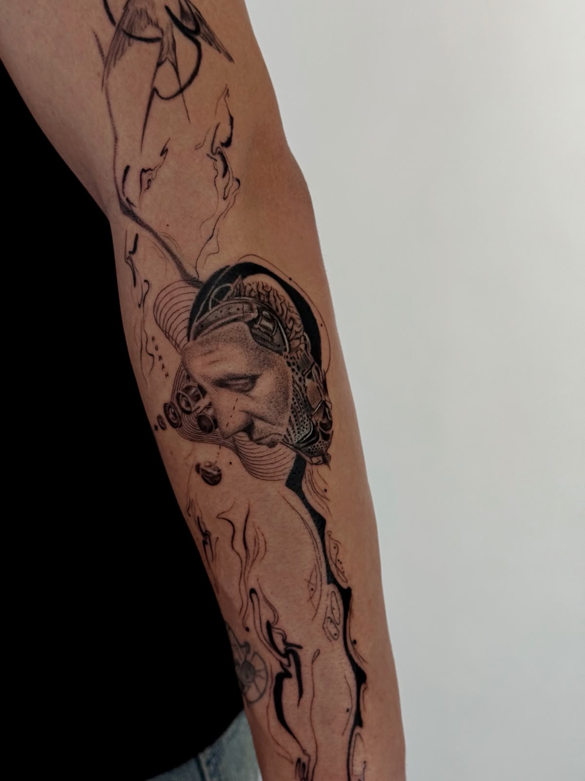 Microrealism dövme — Tunç Coşkun